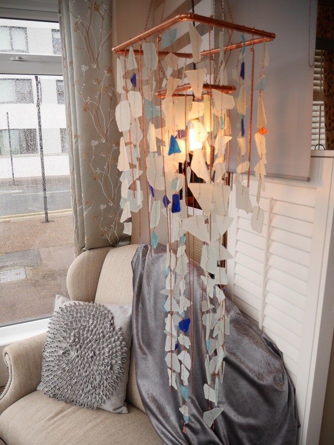 Recycled Glass Chandeliers Jessica Melville Brown